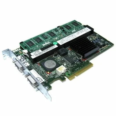 TW399 - Dell PERC 6/I Dual Channel PCI-Express Integrated SAS RAID Controller for PowerEdge 2950 2970 1950 (NO Battery & Cable)