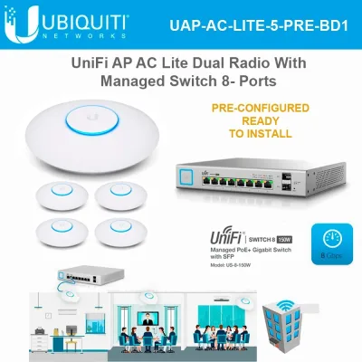 UAP-AC-LITE-5-US - UniFi IEEE 802.11ac 867Mbit/s Wireless Access Point