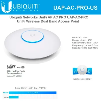 UAP-AC-PRO-US - Ubiquiti UniFi IEEE 802.11ac 1300Mbit/s Wireless Access Point
