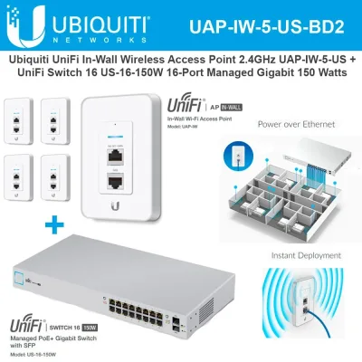 UAP-IW-US - Ubiquiti UniFi IEEE 802.11n 150Mbit/s Wireless Access Point