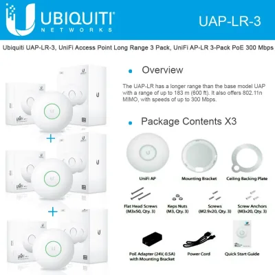 UAP-LR-3-US - Ubiquiti UniFi AP-Long Range