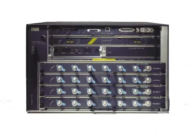 Cisco UBR7246VXR-NPE400 uBR7246VXR Universal Broadband Router 4 x Interface Card, 2 x Port Adapter, 1 x I/O Card, 1 x Network Processing Engine
