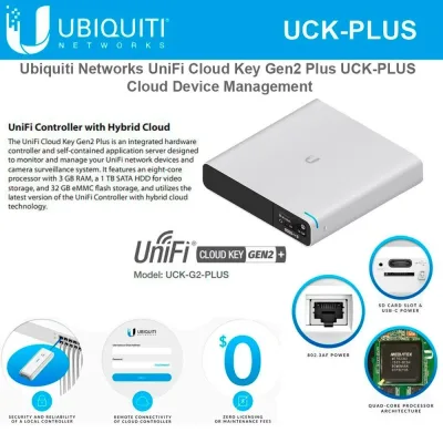 UCK-G2-PLUS - Ubiquiti UniFi Cloud Key Gen2 Plus
