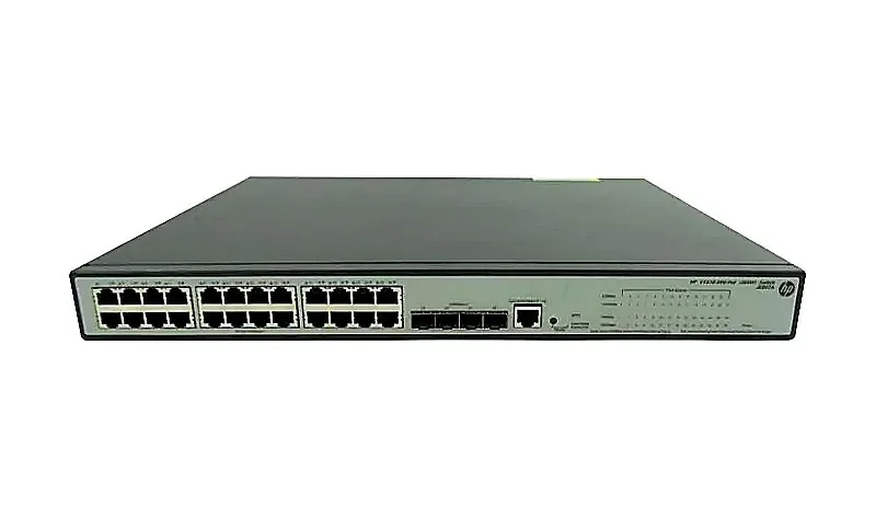 HP V1910-24G-POE V1910 POE 24 x Ports 10/100/1000Base-T + 4 x SFP Layer 3 Managed Rackmountable Gigabit Ethernet Network Switch. In Stock