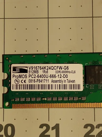 V59C1512804QEJ25I - Promos DDR2-800MHz 64Mx8 (512Mb) DRAM Memory Chip