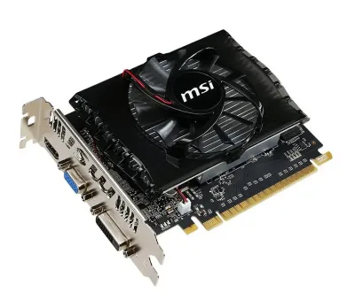V809-1694R - MSI 2GB Nvidia Geforce GT 730 DDR3 128-Bit VGA/ Dual Link DVI-I/ HDMI PCI Express 2.0 x16 Video Graphics Card