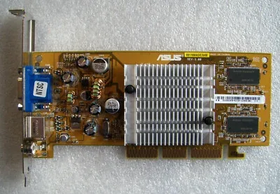 V8170MAGIC - ASUS 64MB VGA Comp And Svideo Out AGP Video Graphics Card