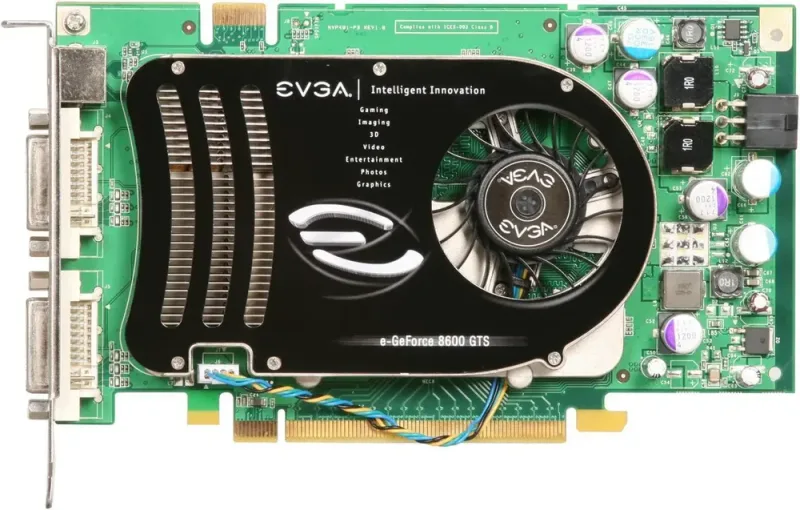 VCE256-P2-N761 - EVGA GeForce 8600GTS 256MB PCI Express Dual DVI Video Graphics Card