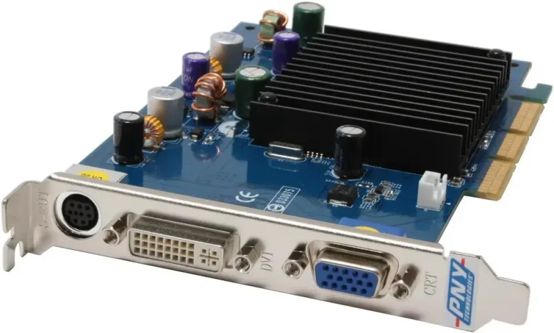 VCG62128AWB - PNY GeForce 6200 128MB 64-Bit DDR AGP 4X/8X Video Graphics Card