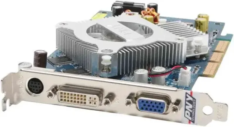 VCG66256APB - PNY GeForce 6600 256MB 128-Bit DDR AGP 4X/8X Video Graphics Card