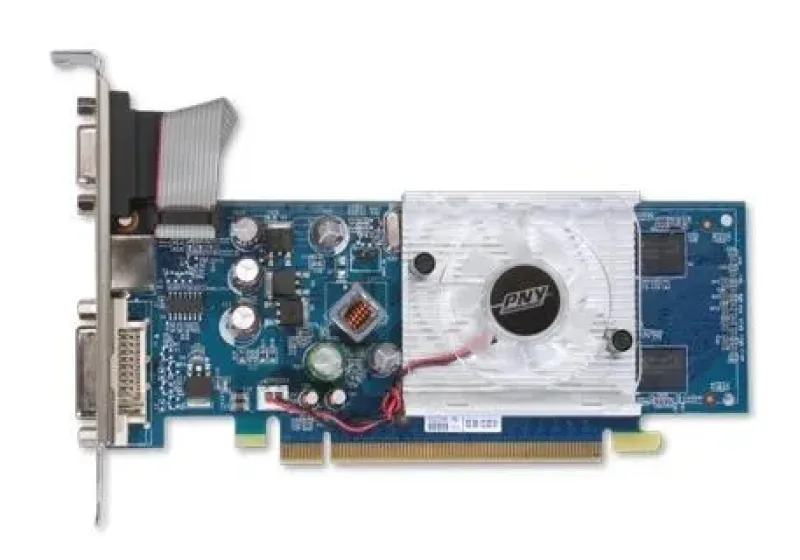 VCG8400SXXB - PNY GeForce 8400 GS 256MB 64-Bit GDDR2 PCI Express 2 x16 HDCP Ready Low Profile Ready Video Graphics Card