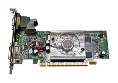 VCG84R2SXPB - PNY Nvidia GeForce 8400 GS 256MB DDR2 64-Bit PCI Express 2.0 DVI/ D-Sub/ HDTV/ S-Video Out Video Graphics Card
