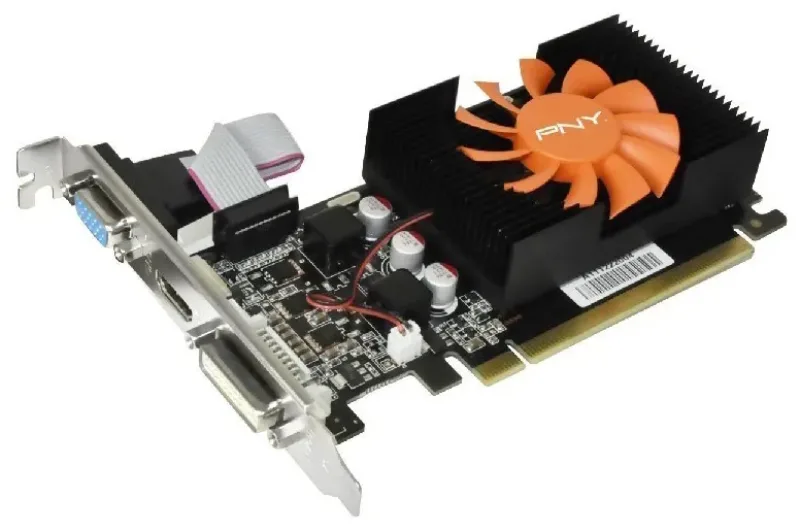 VCGGT620XPB - PNY GeForce GT620 1GB 64-Bit DDR3 PCI Express 2.0 x16 HDCP Ready/ HDMI/ D-Sub/ DVI Video Graphics Card