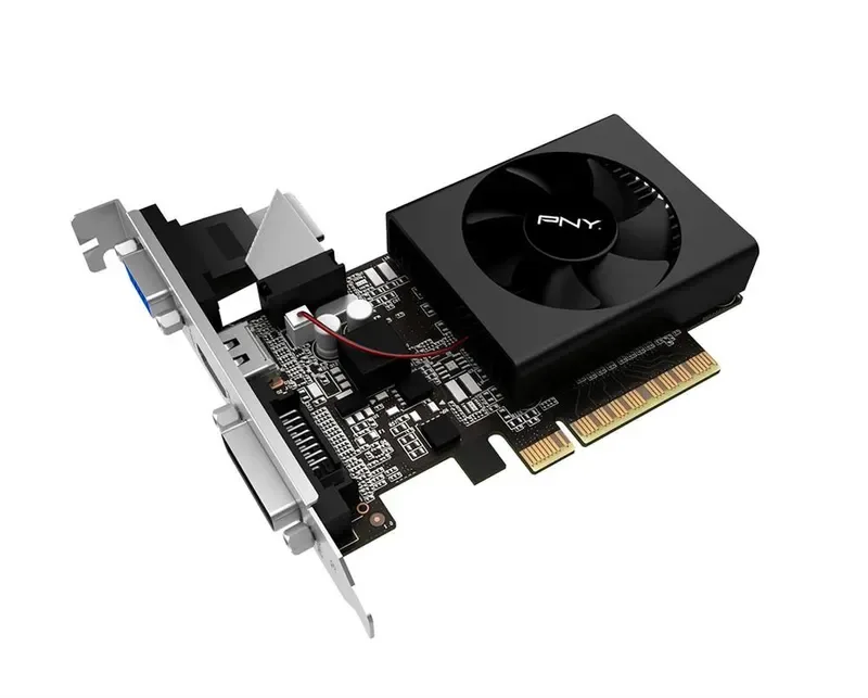 VCGGT7201D3LXPB - PNY GeForce GT 720 1GB 64-Bit DDR3 PCI Express 2.0 x8 DVI/ HDMI/ D-Sub Low Profile Video Graphics Card