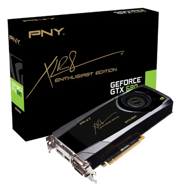 VCGGTX6804XPB - PNY Tech PNY GeForce GTX 680 4GB GDRDR5 PCI Express 3.0 Dual DVI/ HDMI/ DisplayPort Video Graphics Card