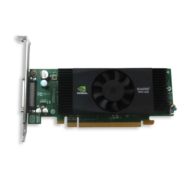 VCQ420NVS-X1-DVI-PB - PNY Quadro NVS 420 512MB GDDR3 128-Bit PCI-Express x1 Low Profile Workstation Graphics Card