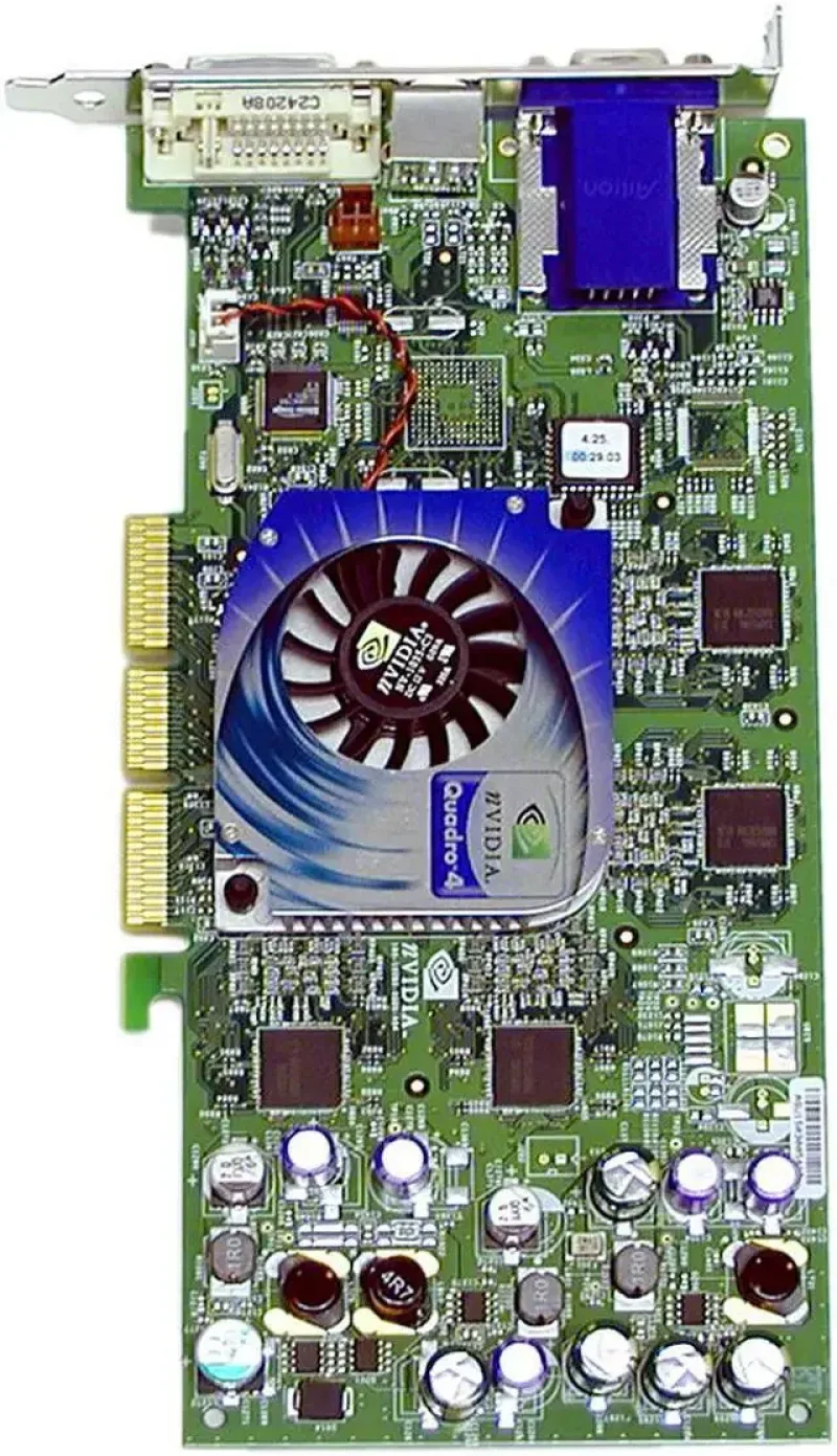 VCQ4750XGL - PNY Quadro4 750XGL 128MB 128-Bit DDR DVI/ VGA Workstation Video Graphics Card