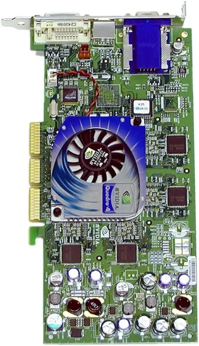 VCQ4750XGL-PB - nVidia Quadro4 750XGL 128MB 128-bit DDR Workstation Video Graphics Card
