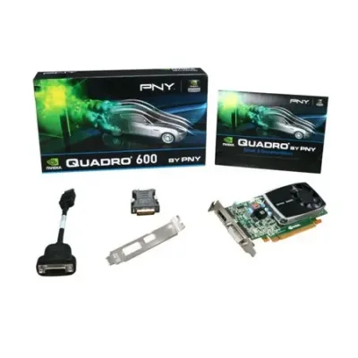 VCQ600T - PNY Tech PNY Nvidia Quadro 600 PCie 1GB Dvi Video Graphics Card