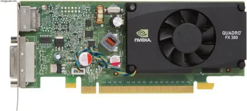 VCQFX380LP-PCIE-PB - PNY Tech PNY Quadro FX 380 512MB 64-Bit GDDR3 PCI Express 2.0 x16 DVI/ DisplayPort Low Profile Workstation Video Graphics Card