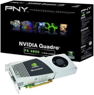 VCQFX4800 - PNY Nvidia Quadro Fx4800 1.5GB Video Graphics Card