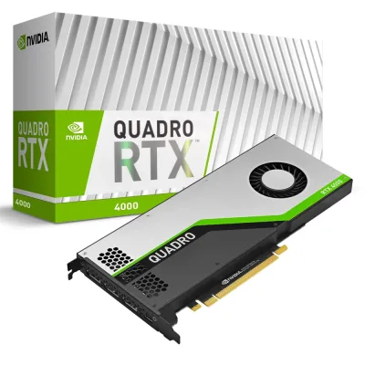 VCQRTX4000-PB PNY NVIDIA Quadro RTX 4000 8GB GDDR6 3DisplayPorts/DVI/HDMI/USB Type-C PCI-Express Video Card