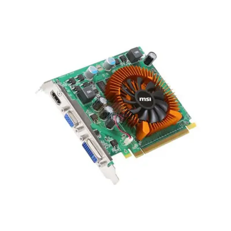 VN220GT-MD512 - MSI Nvidia GeForce GT 220 512MB DDR2 VGA/DVI/HDMI PCI Express Video Graphics Card