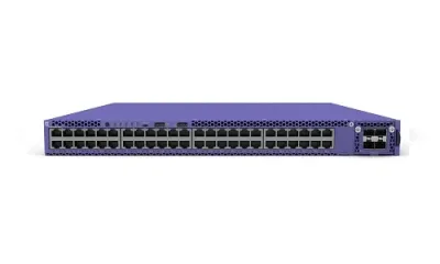 VSP4900-48P-B1-2Y - Extreme Networks VSP 4900 System with 48 x 10/100/1000Base-T full/half duplex 802.3at PoE (30W) MACseccapable ports and VIM5-2Y module Bundle