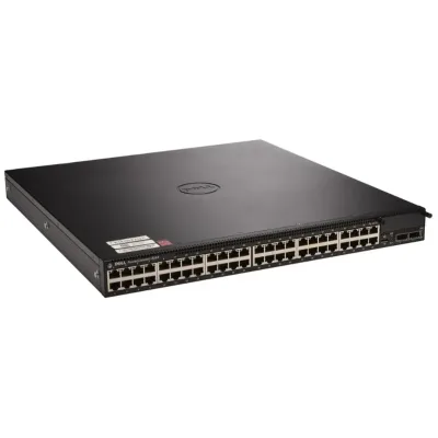 VTWN8 - Dell PowerConnect 8164F 48 x Ports 10 Gigabit SFP+ + 2 x Ports 40 Gigabit QSFP+ Layer 3 Managed Rack-Mountable Switch