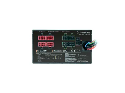 W0492RE - Thermaltake ATX Power 550-Watts ATX12V 2.3 & EPS 12V 2.92 92% efficiency 80 plus GOLD power Supply