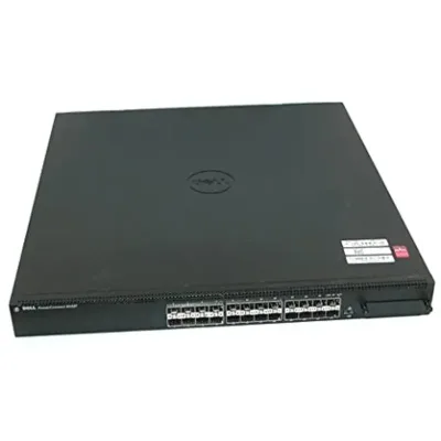 W0HV1 - Dell PowerConnect 8132F 24 x Port 10GBase-T 10 Gigabit Ethernet SFP+ Rack-mountable 1U Layer 3 Managed Fiber Network Switch