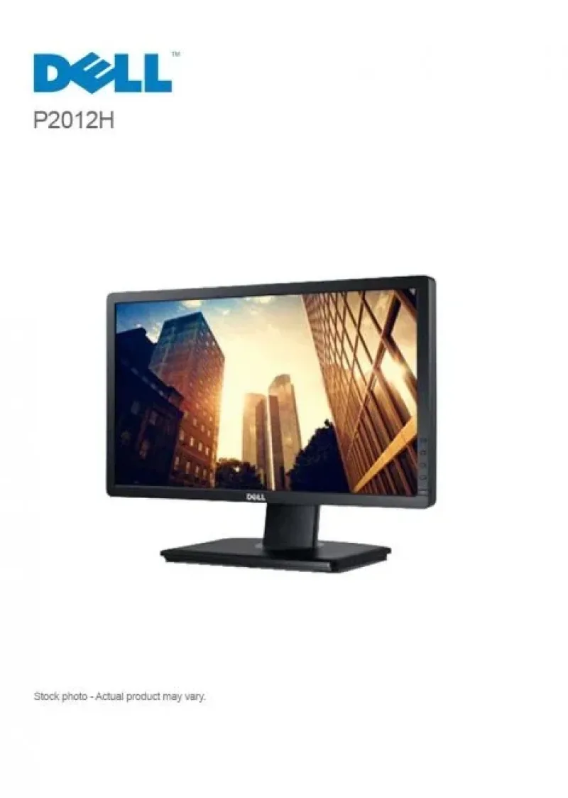 W5HWR - Dell Professional P2012H 20.0-inch 1600 x 900 TFT Active Matrix DVI-D / USB 2 / VGA LED Monitor