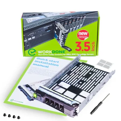 WC966 - Dell 3.5-inch SCSI Hard Drive Tray Caddy for PowerEdge Servers
