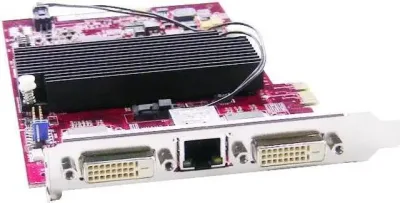 WD0GV - Dell DRAC Remote Access Host Card Fx100 PCI-E Dual DVI 10/100 Ethernet