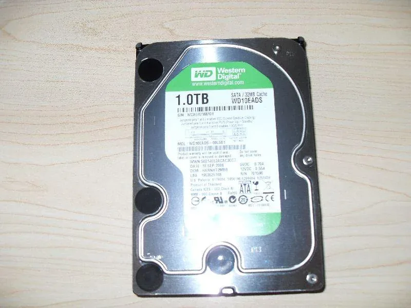 WD10000CS - Western Digital Caviar Green 1TB 5400RPM SATA 3Gb/s 16MB Cache 3.5-inch Hard Drive