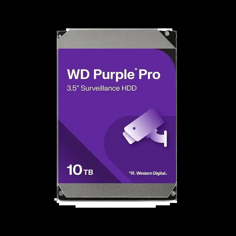 Western WD102PURP Western Digital WD102PURP Purple Pro 10TB 7200RPM 6Gb/s SATA 512MB Cache 3.5-Inch Hard Drive