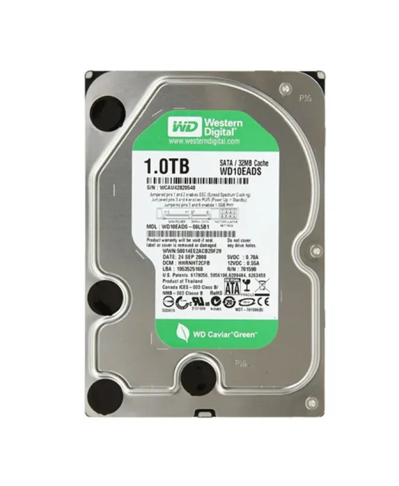 WD10EADS - Western Digital Caviar Green 1TB 5400RPM SATA 3Gb/s 32MB Cache 3.5-inch Hard Drive