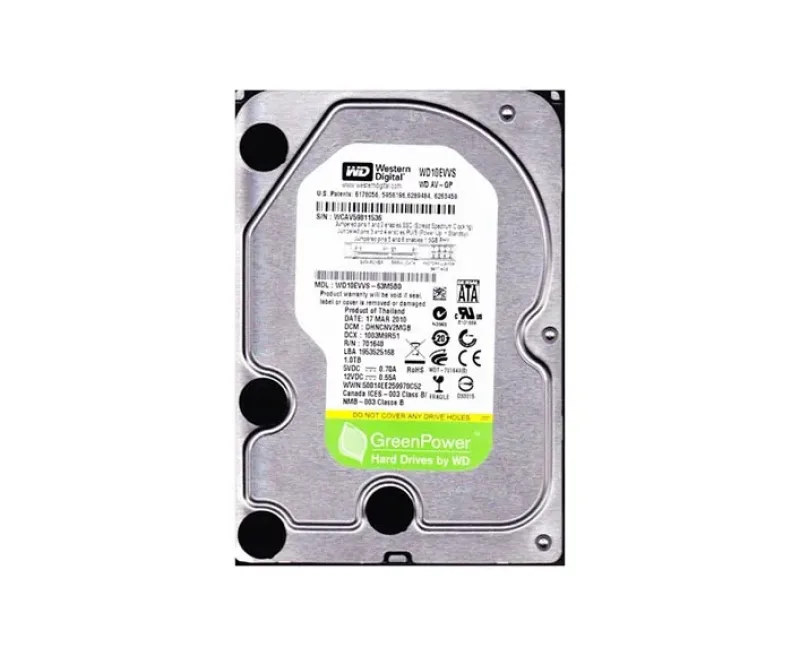 WD10EFRX-20PK - Western Digital Red 1TB 5400RPM SATA 6Gb/s 64MB Cache 3.5-inch NAS Hard Drive