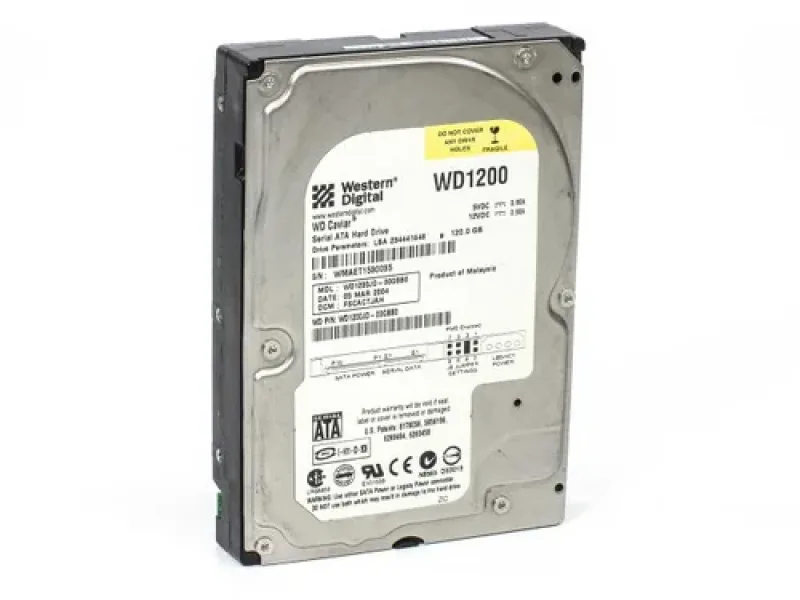 WD1200JD-22GBB0 - Western Digital Caviar 120GB 7200RPM SATA 1.5Gb/s 8MB Cache 3.5-inch Hard Drive