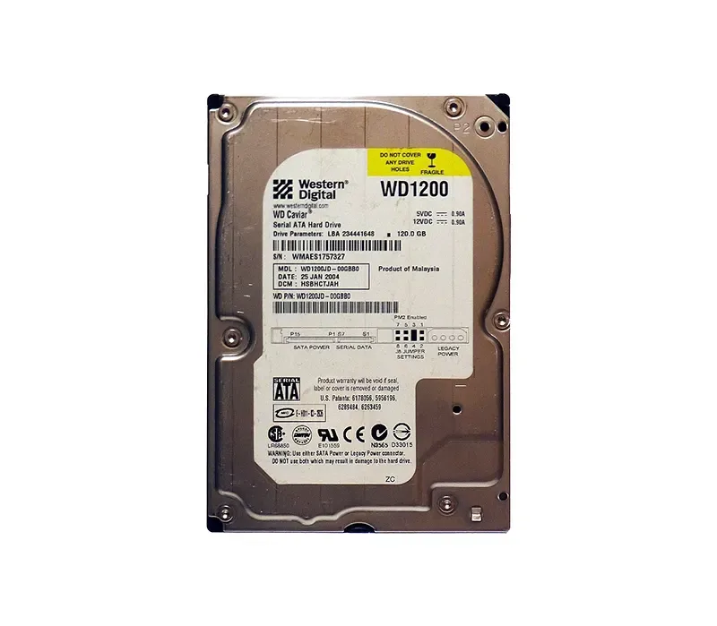 WD1200SD - Western Digital Caviar RE 120GB 7200RPM SATA 1.5Gb/s 8MB Cache 3.5-inch Hard Drive