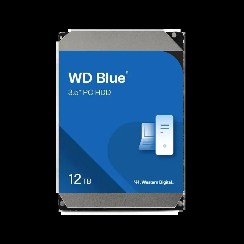 Western WD120EAGZ 12TB 3.5-inch SATA HDD, 7200 RPM, 512MB cache, CMR technology for desktop storage. In Stock