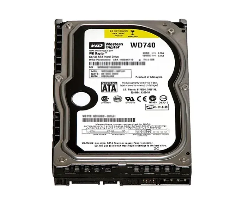 WD1500ADFDRTL - Western Digital Raptor 150GB 10000RPM SATA 1.5Gb/s 16MB Cache 3.5-inch Hard Drive