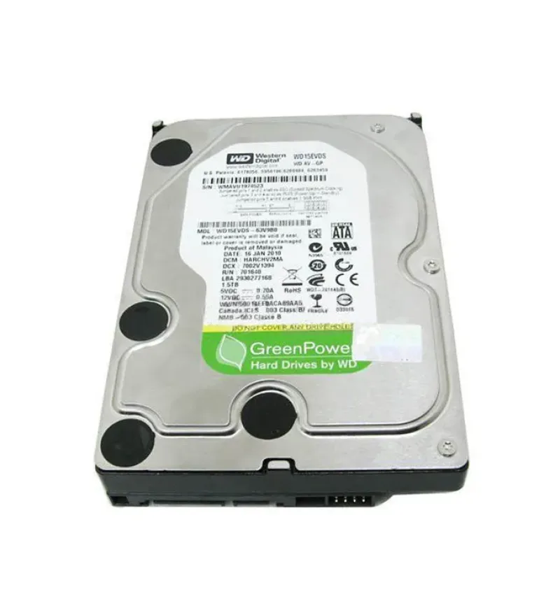 WD15EVDS - Western Digital AV-GP 1.5TB 5400RPM SATA 3Gb/s 32MB Cache 3.5-inch Hard Drive