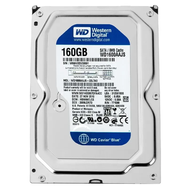 WD1600AAJS-60PSA0 - Western Digital Caviar SE 160GB 7200RPM SATA 3Gb/s 8MB Cache 3.5-inch Hard Drive