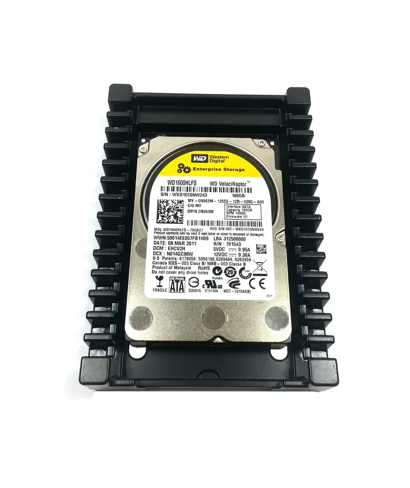 WD1600HLFS - Western Digital VelociRaptor 160GB 10000RPM SATA 3Gb/s 16MB Cache 3.5-inch Hard Drive
