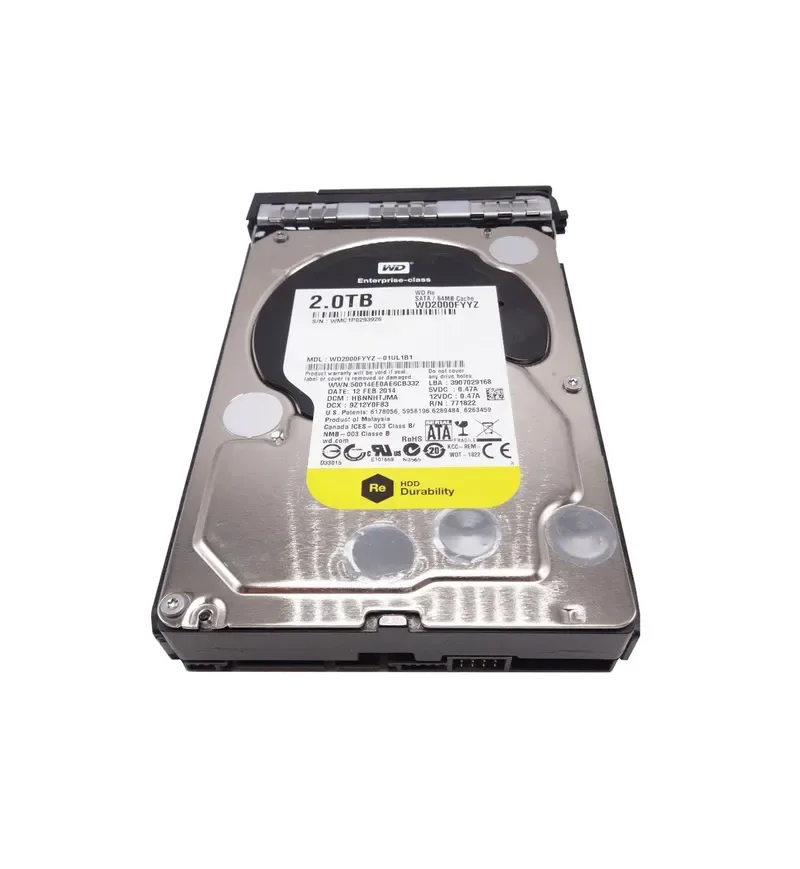 WD2000FYYX - Western Digital Re 2TB 7200RPM SATA 6Gb/s 64MB Cache 3.5-inch Hard Drive