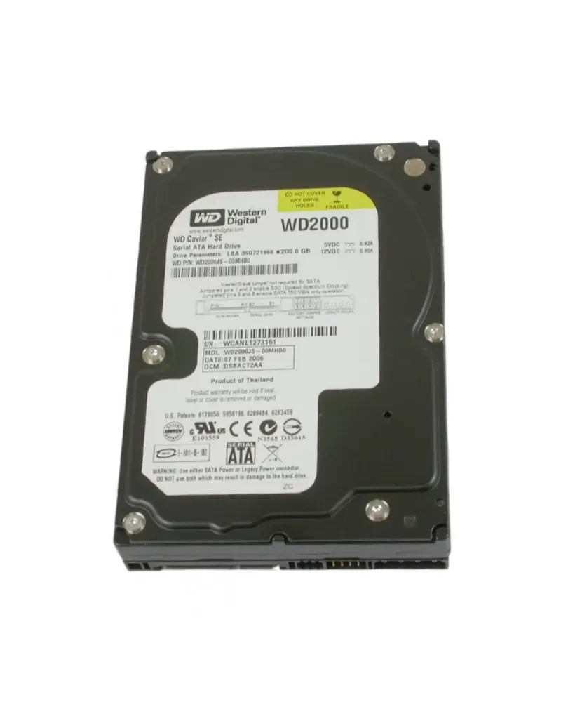 WD2000JS - Western Digital Caviar SE 200GB 7200RPM SATA 3Gb/s 8MB Cache 3.5-inch Hard Drive