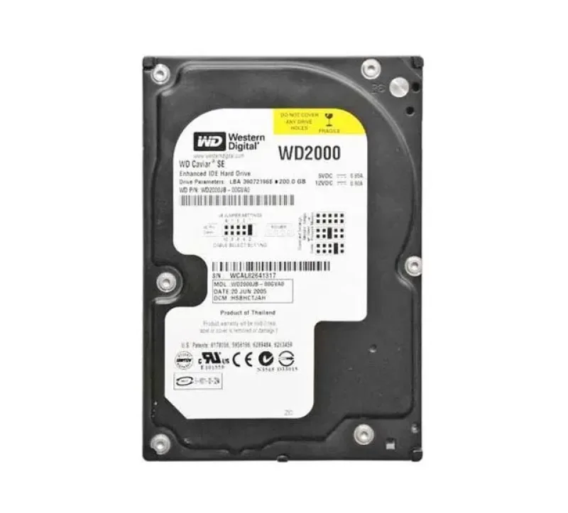 WD200JB - Western Digital Caviar 200GB 7200RPM ATA-100 8MB Cache 3.5-inch Hard Drive