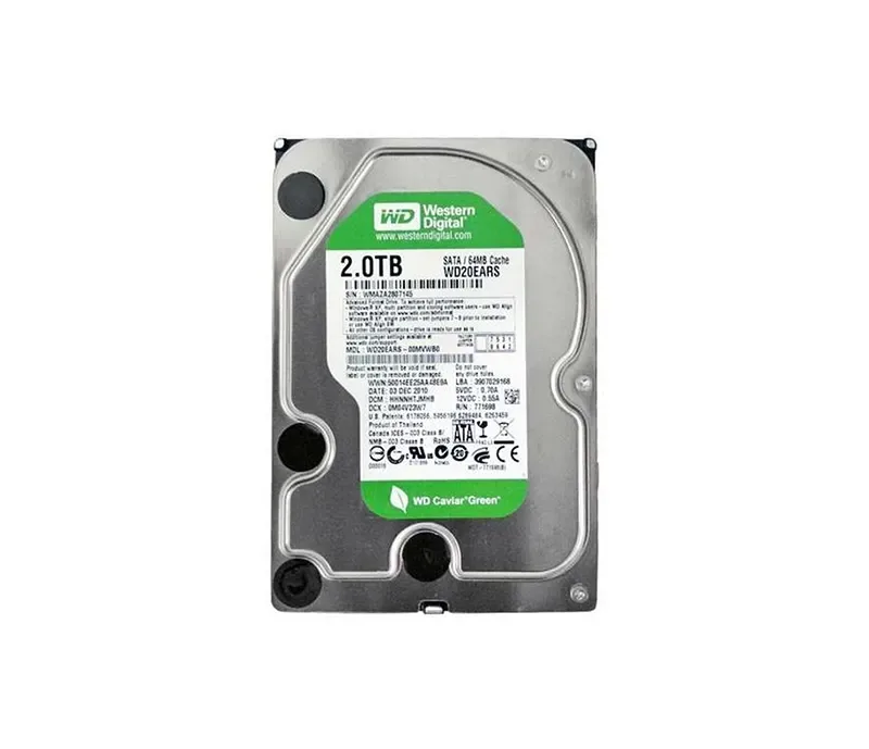 WD20EARS - Western Digital Caviar Green 2TB 5400RPM SATA 3Gb/s 64MB Cache 3.5-inch Hard Drive
