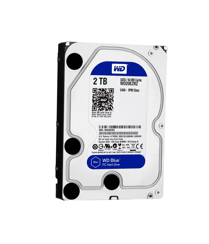 WD20EZRZ - Western Digital Blue 2TB 5400RPM SATA 6Gb/s 64MB Cache 3.5-inch Hard Drive